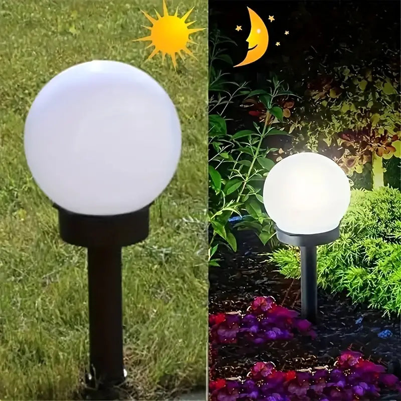 PACK 4 Estacas de carga solar - Ilumina tu jardín -Altura de 30cm