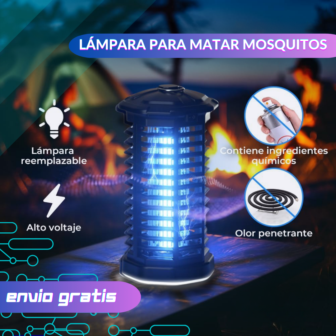 Pack X3 Lampara Mata Mosquitos 3D: protección efectiva y segura