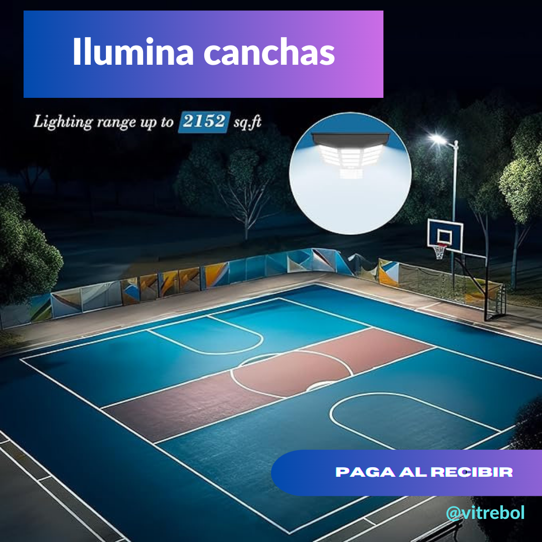 1200 watts LAMPARA LED SOLAR -Imponente y de alta calidad.