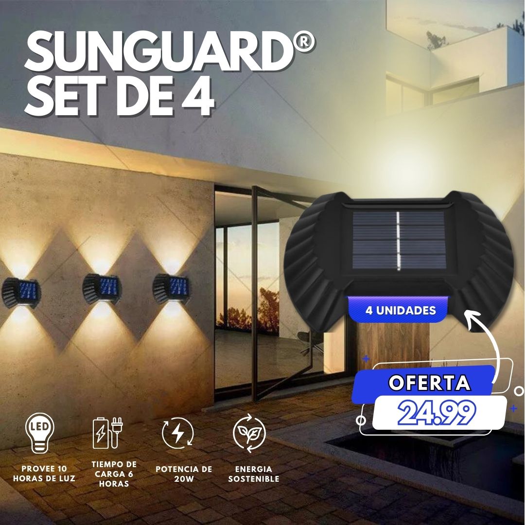 SunGuard: Set de 4 luces