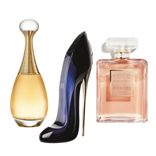 PERFUME FEMENINO - Kit 3 perfumes Jadore, Good Girl, Mademoiselle