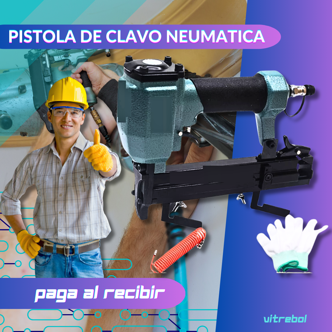 Pistola De Clavo Neumatica - Ideal para todo - excelente calidad y durabilidad