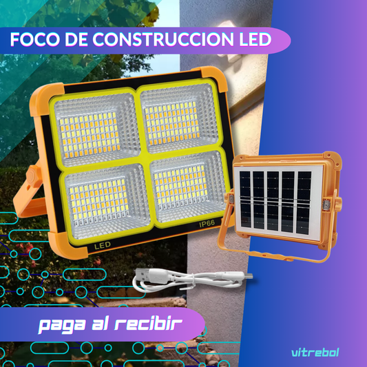 Foco De Construccion - 200W - soporta fuertes lluvias