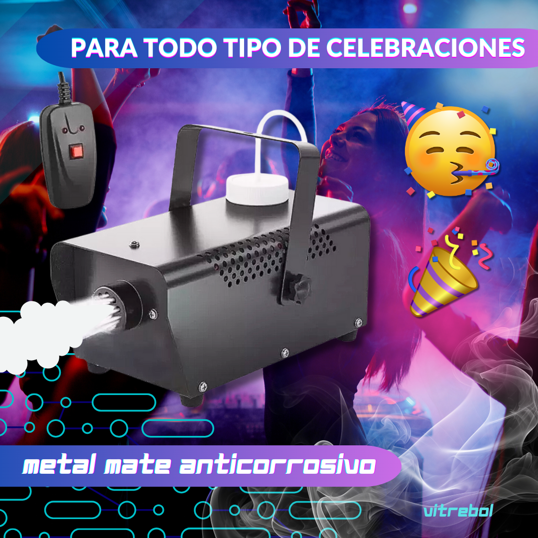 Maquina De Humo de 600w para fiestas y todo tipo de celebraciones.