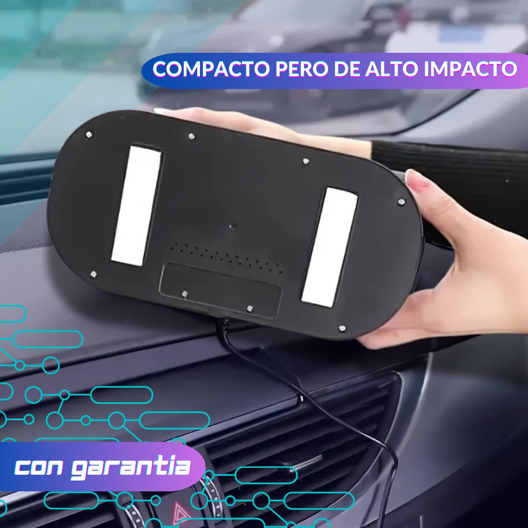 Ventilador de Coche USB Doble Cabezal Giratorio y Plegable 🚗