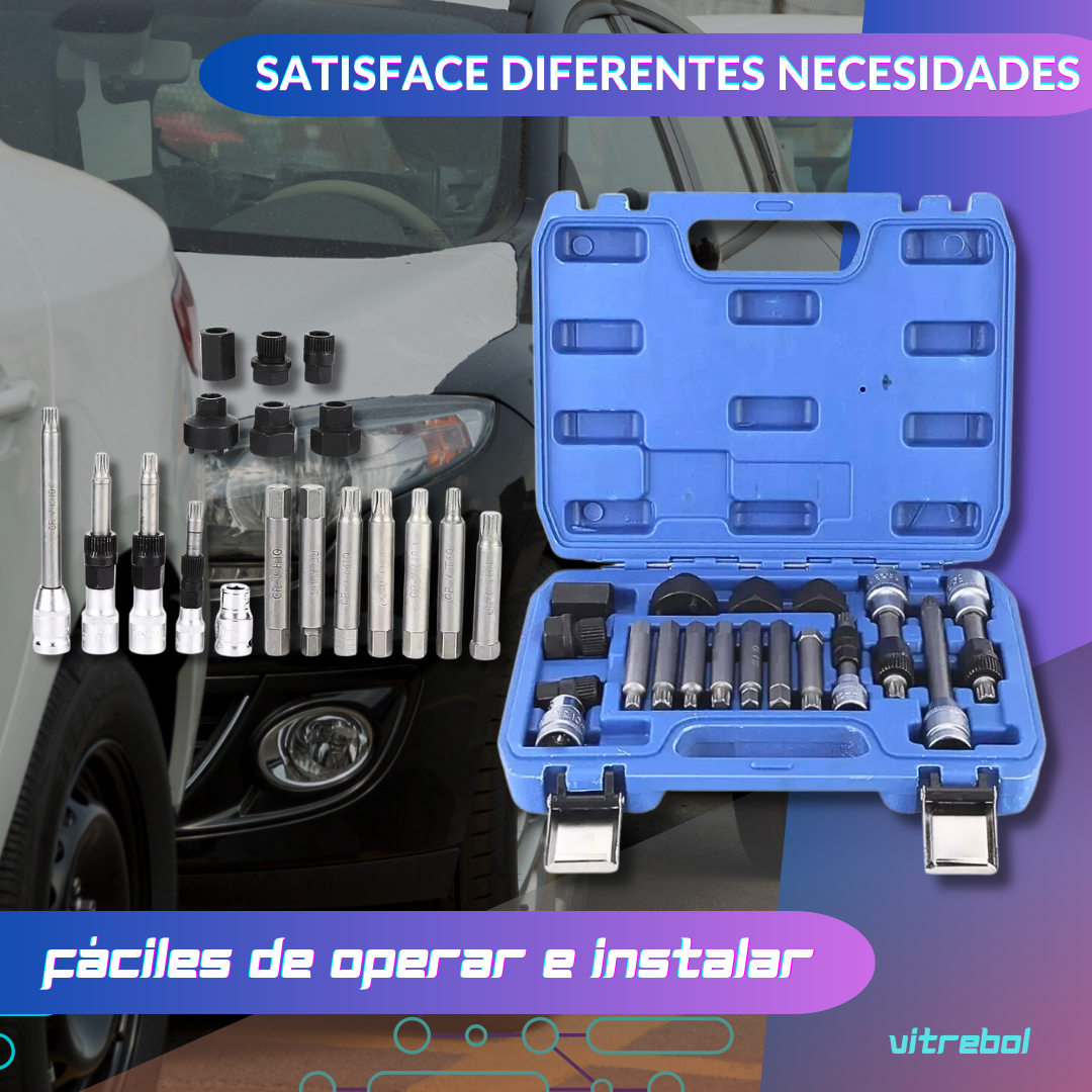 Set de Extracción de Polea - funcional para todas las marcas de carro.