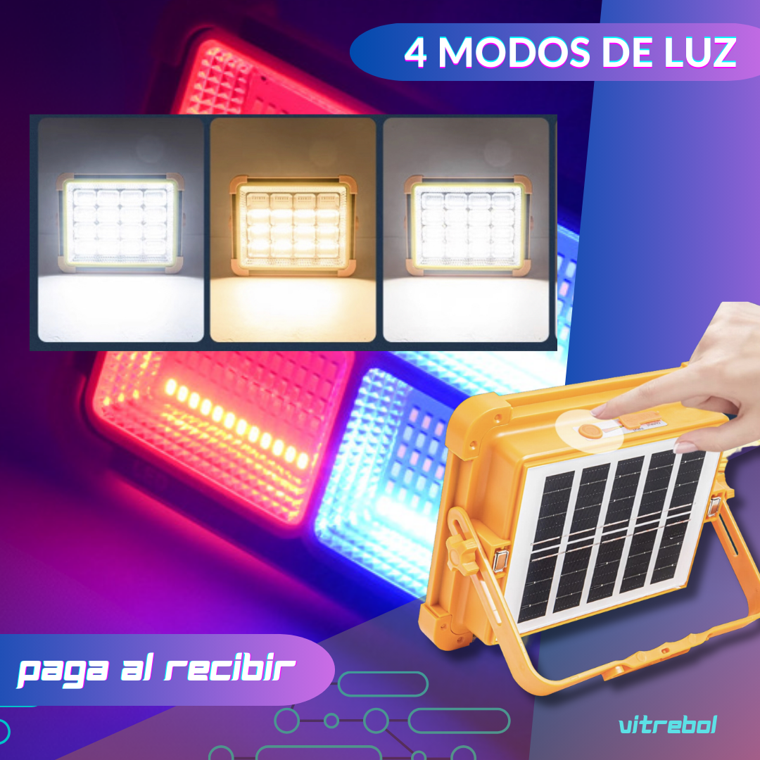 Foco De Construccion - 200W - soporta fuertes lluvias