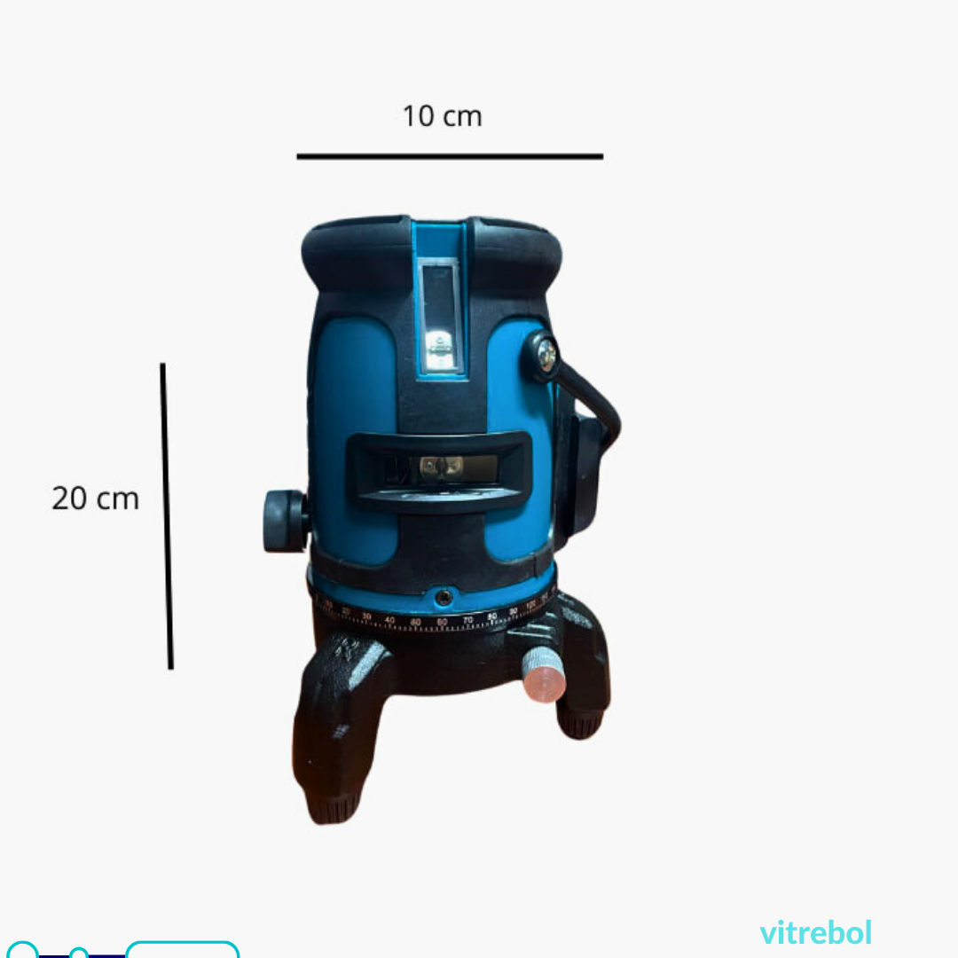 Nivelador Laser AUTO-NIVELANTE. 12 Líneas Verdes, Con trípode-360° Horizontal Y Vertical.