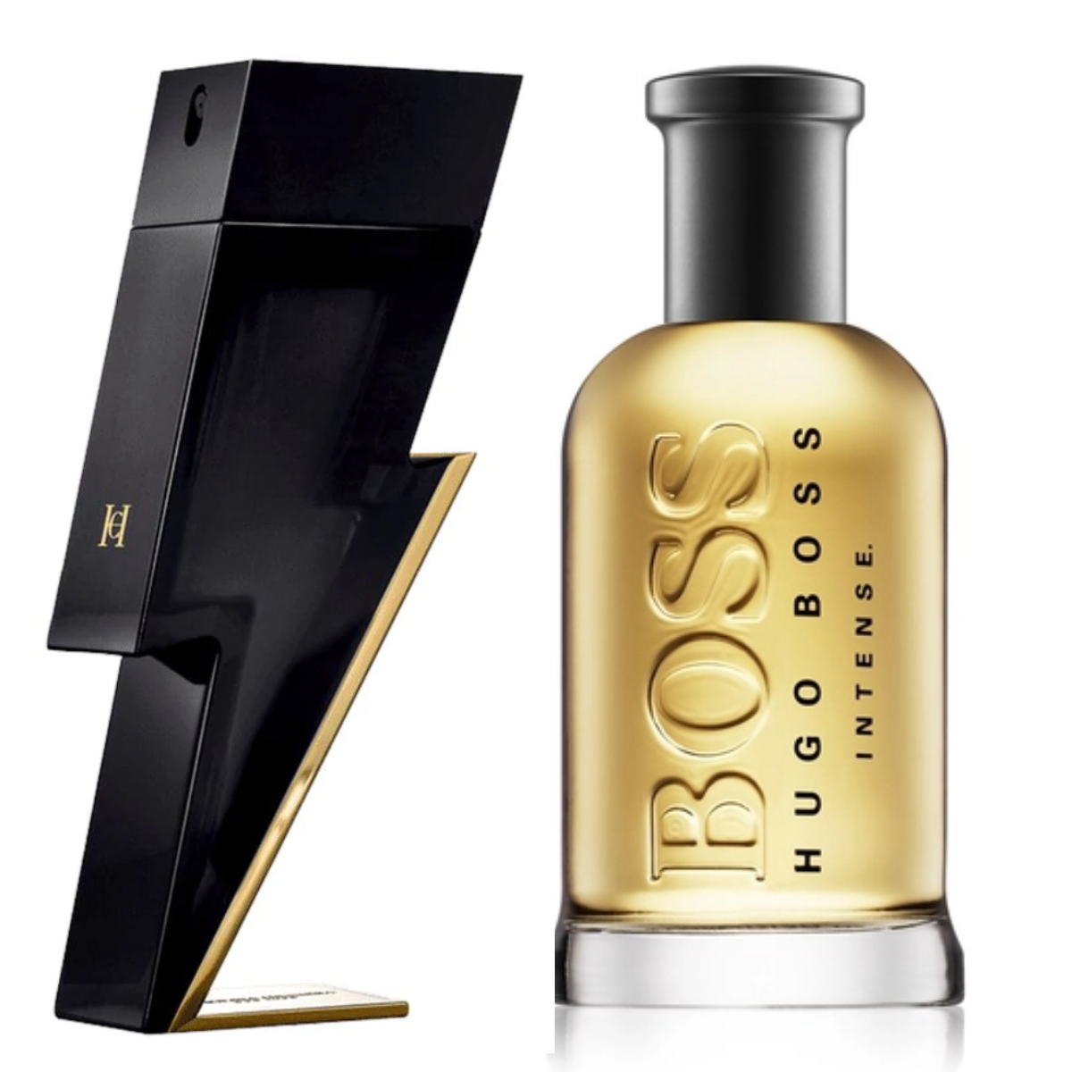 Kit 2 Perfumes masculino [Bad Boy Carolina Herrera, Hugo Boss Bottled Intense]