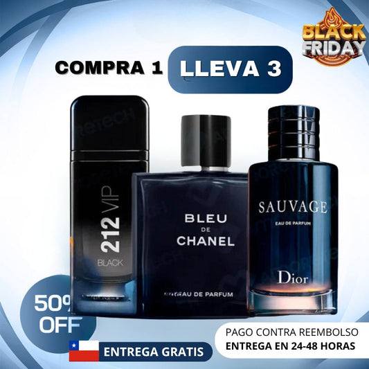 KIT 3 Perfumes Importados +Regallo Exclusivo