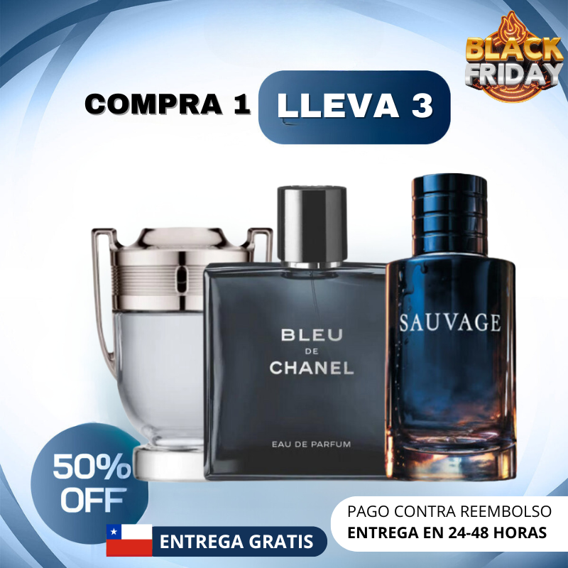 KIT 3 Perfumes + Regallo Exclusivo!