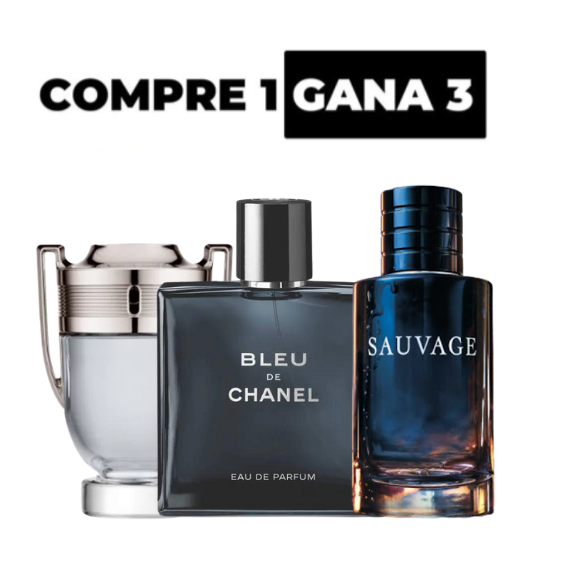 KIT 3 Perfumes Importados + Regallo Exclusivo!