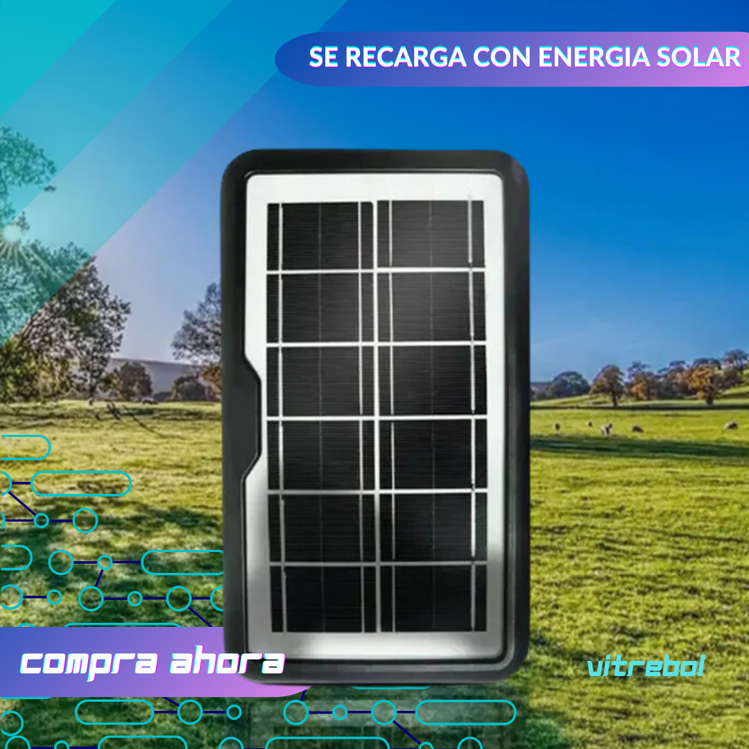 Energía Solar, Luz y Entretenimiento en un Solo Kit