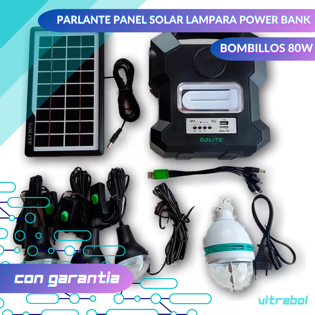 Energía Solar, Luz y Entretenimiento en un Solo Kit