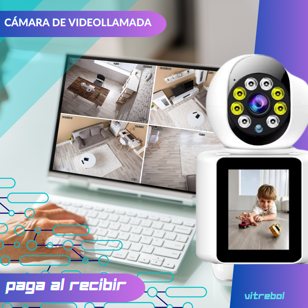 Camara De  Seguridad con Videollamada 2k 3mp