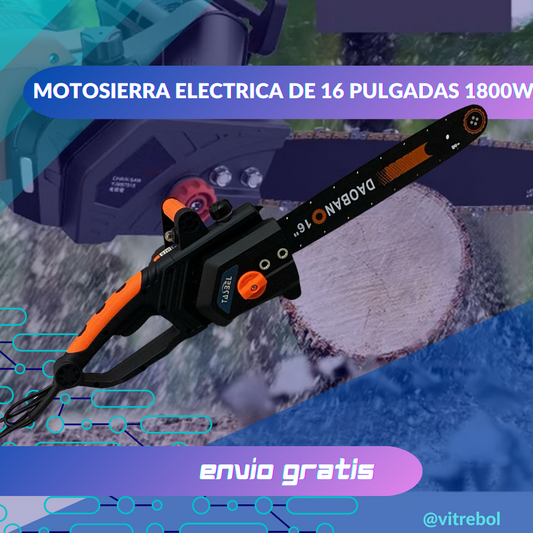 MotoSierra Marca Tasbel 1800w - Eléctrica con cable.