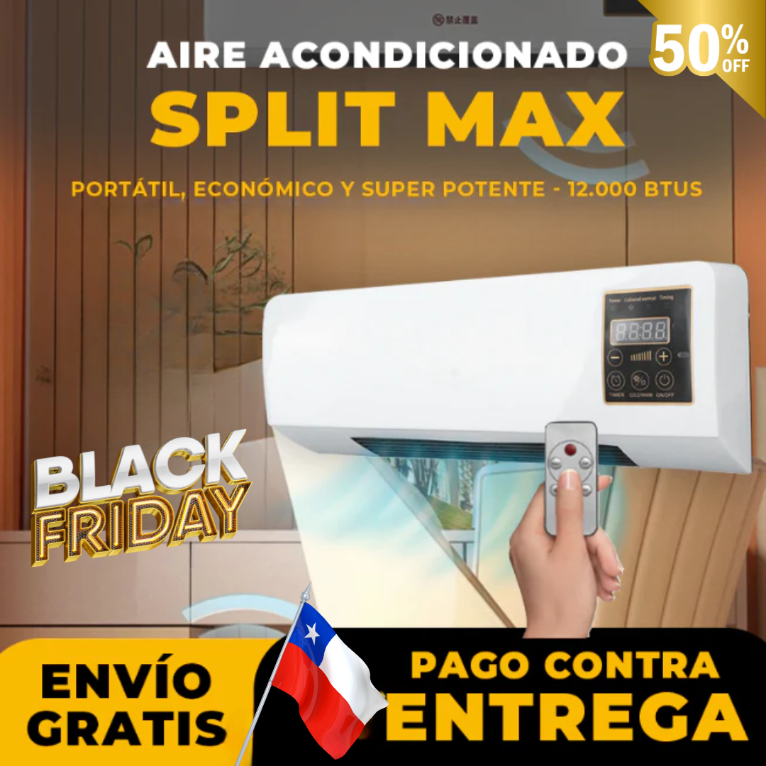 Aire Acondicionado Portátil | SplitMax [ULTRA POTENTE] [PROMOCIÓN BLACKFRIDAY]