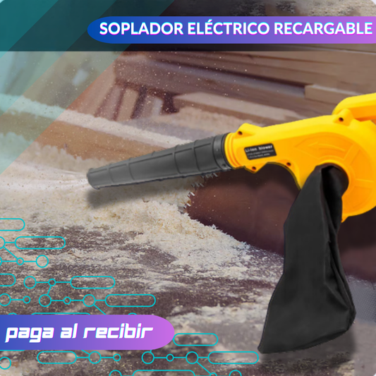 Soplador Y Aspiradora De Alta Potencia Inalámbrico 2 Baterías de 21v