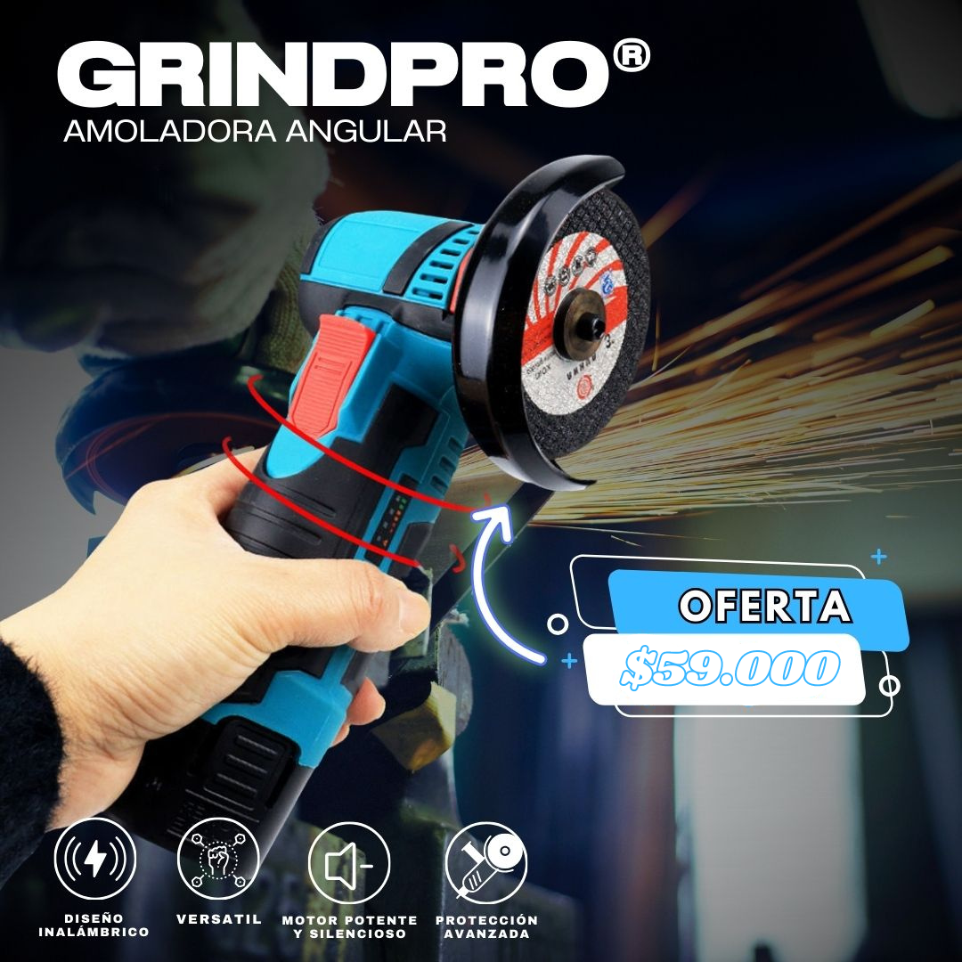 GrindPro®: Amoladora Angular inalambrica