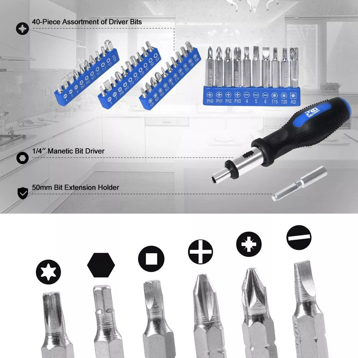 Set de Herramientas de 216 piezas - Para todos tus trabajos