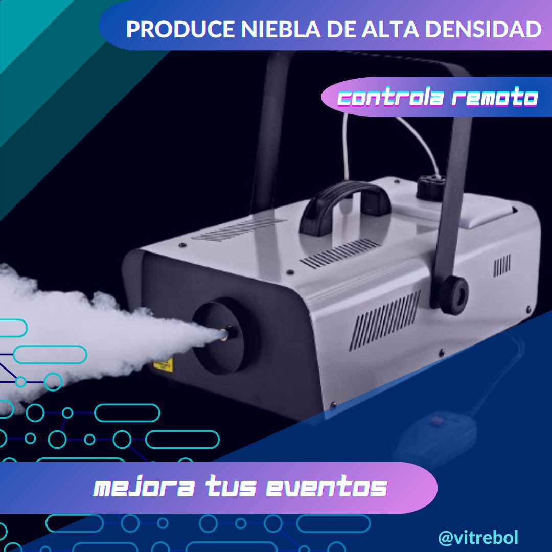 Maquina de humo 900 watts: haz tus eventos más increíbles