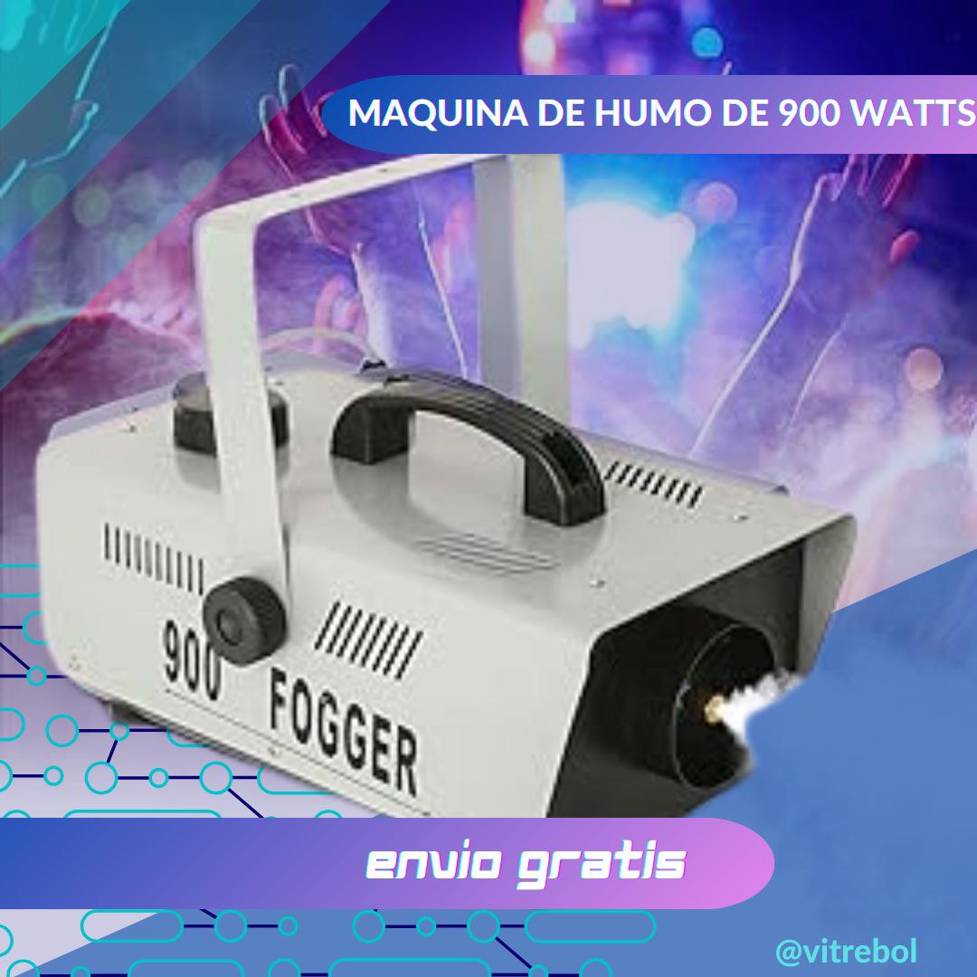 Maquina de humo 900 watts: haz tus eventos más increíbles